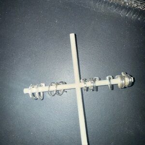 Silver Tone Hoop Earring Set